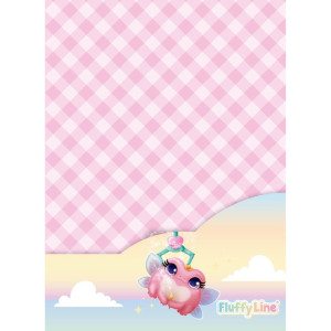 Caderno 01x1 Capa Dura Fluffy 80fls.-124502-69051