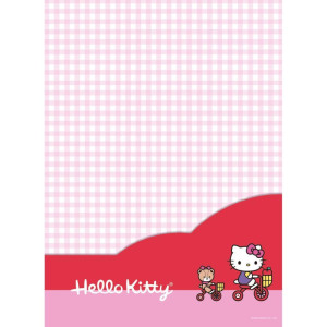 Caderno 01x1 Capa Dura Hello Kitty 80fls.-124462-22016