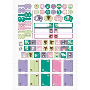 Caderno 01x1 Capa Dura Hello Kitty E Amigos 80fls.-124483-27027