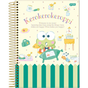 Caderno 01x1 Capa Dura Hello Kitty E Amigos 80fls.-124483-35319