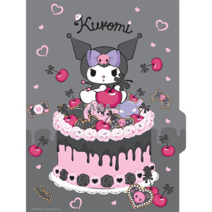 Caderno 01x1 Capa Dura Kuromi Neo 80fls.-124477-47644