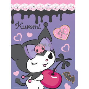 Caderno 01x1 Capa Dura Kuromi Neo 80fls.-124477-62849