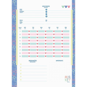 Caderno 01x1 Capa Dura Mickey Arts Neo 80fls.-124475-82399