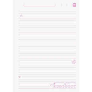 Caderno 01x1 Capa Dura My Melody 80fls.-124493-73154