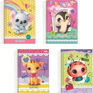 Caderno 01x1 Capa Dura Sweetness 80fls.