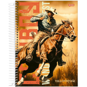 Caderno 10x1 Capa Dura Rodeio 160fls.-124514-15743