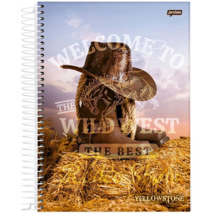 Caderno 10x1 Capa Dura Rodeio 160fls.-124514-56186