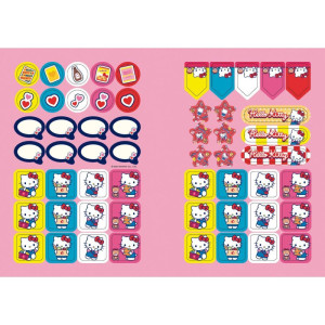 Caderno Brochura 1/4 Capa Dura Hello Kitty 80fls.-124465-98591