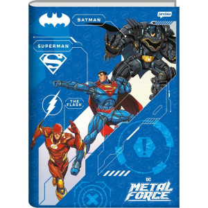 Caderno Brochura 1/4 Capa Dura Liga Da Justica 80fls.-124470-77497