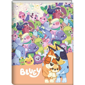 Caderno Brochurao Capa Dura Bluey 80fls.-124480-24578