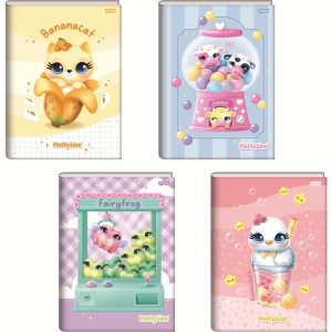 Caderno Brochurao Capa Dura Fluffy 80fls.