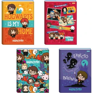 Caderno Brochurao Capa Dura Harry Potter 96fls