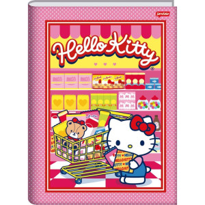 Caderno Brochurao Capa Dura Hello Kitty 80fls.-124463-27793
