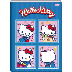 Caderno Brochurao Capa Dura Hello Kitty 80fls.-124463-44769