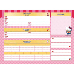 Caderno Desenho Univ Capa Dura Hello Kitty 80fls-124464-66029