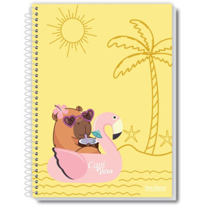 Caderno 10x1 Capa Dura Capivera 160fls.-124154-85222