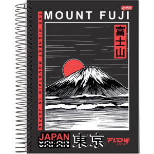 Caderno 25x1 Capa Dura Flow 400fls.