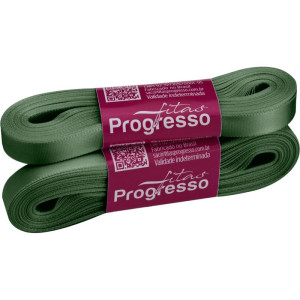 Fita De Cetim 10mm 10m. Verde Oliva 2059