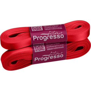 Fita De Cetim 10mm 10m. Vermelho Cereja 2084-124608-65204