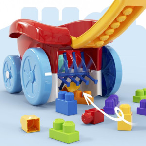 Mega Bloks Vagão Para Recolher Blocos 20p-121168-72291