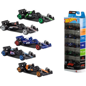 Hot Wheels Die-cast Formula 1 Pack-5 Carrinhos