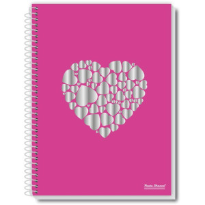 Caderno Espiral 1/4 Capa Dura Amo 80fls.-124180-35120