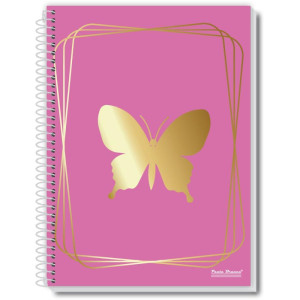 Caderno Espiral 1/4 Capa Dura Fly 80fls.-124181-96917