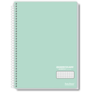 Caderno Quadriculado 1/4 1x1cm 80f Esp. Office Colors Cd-124176-33496