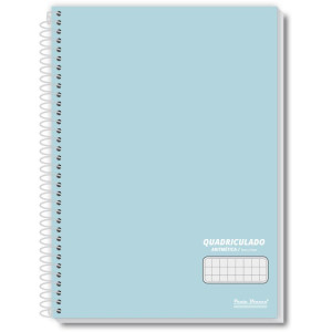 Caderno Quadriculado 1/4 1x1cm 80f Esp. Office Colors Cd-124176-99913
