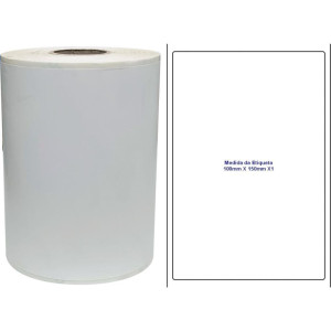 Etiqueta Adesiva Termica 100x150mmx30m C/550eti