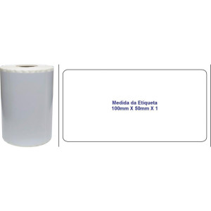 Etiqueta Adesiva Termica 100x50mmx30m C/550etiq