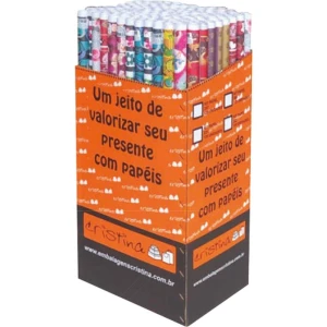 Papel Presente Natal 66x96cm Mono Sortido