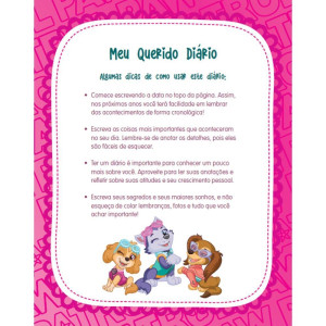 Diario Patrulha Canina Skye Rosa-124654-77544