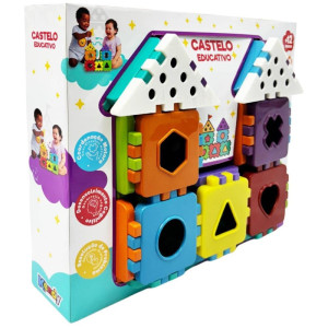 Brinquedo Educativo Castelo Baby Educativo C/blocos