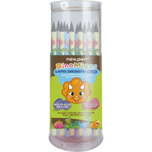 Lapis Preto Redondo Infinito Hb Dinossauro