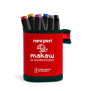 Marcador Artistico Art Marker Makaw Cores Sortidas