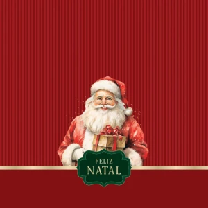 Saco Metalizado 30x45cm Natal Tempo De Celebrar Vm 30x