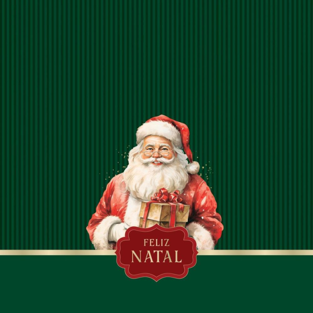 Saco Metalizado 35x55cm Natal Tempo De Celebrar Vm 35x