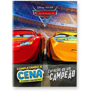 Livro De Atividades Completando A Cena Carros 3