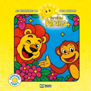 Livro De Colorir Cute E Comfy As Avent.da Turmi