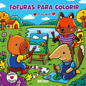 Livro De Colorir Cute E Comfy Fauna Brasileira