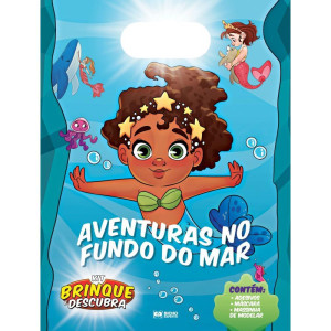 Livro Infantil Colorir Brinq.e Desc.aven.no Fundo Mar