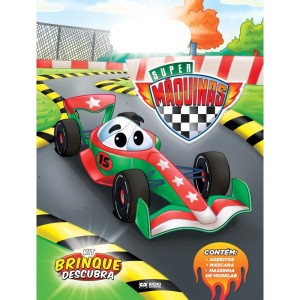 Livro Infantil Colorir Brinq.e Desc.maquinas Radicais