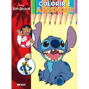 Livro Infantil Colorir Lilo E Stitch Colorir E Aprender