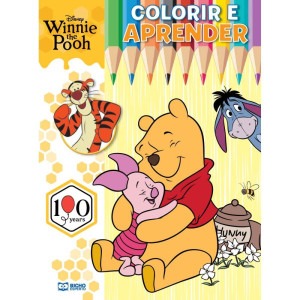 Livro Infantil Colorir Pooh Colorir E Aprender