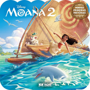 Livro Infantil Ilustrado Moana 2 Minha 1ª Historia