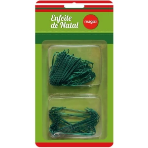 Artigo Para Decoracao Natal Gancho P/enfeites C/100unid.
