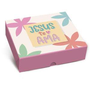 Caixa Para Presente Com Tampa Tampa E Fundo Crista 25x20x5cm-125039-21029