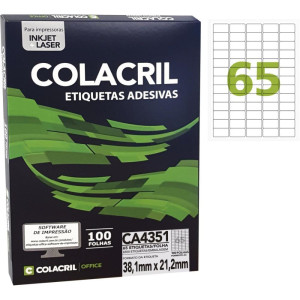 Etiqueta Matricial 21,2x38,1mm A4 100fls-123919-53945