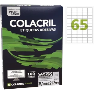 Etiqueta Matricial 21,2x38,1mm A4 100fls
